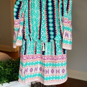 Takara Girls Tribal Print Romper Girls Large L